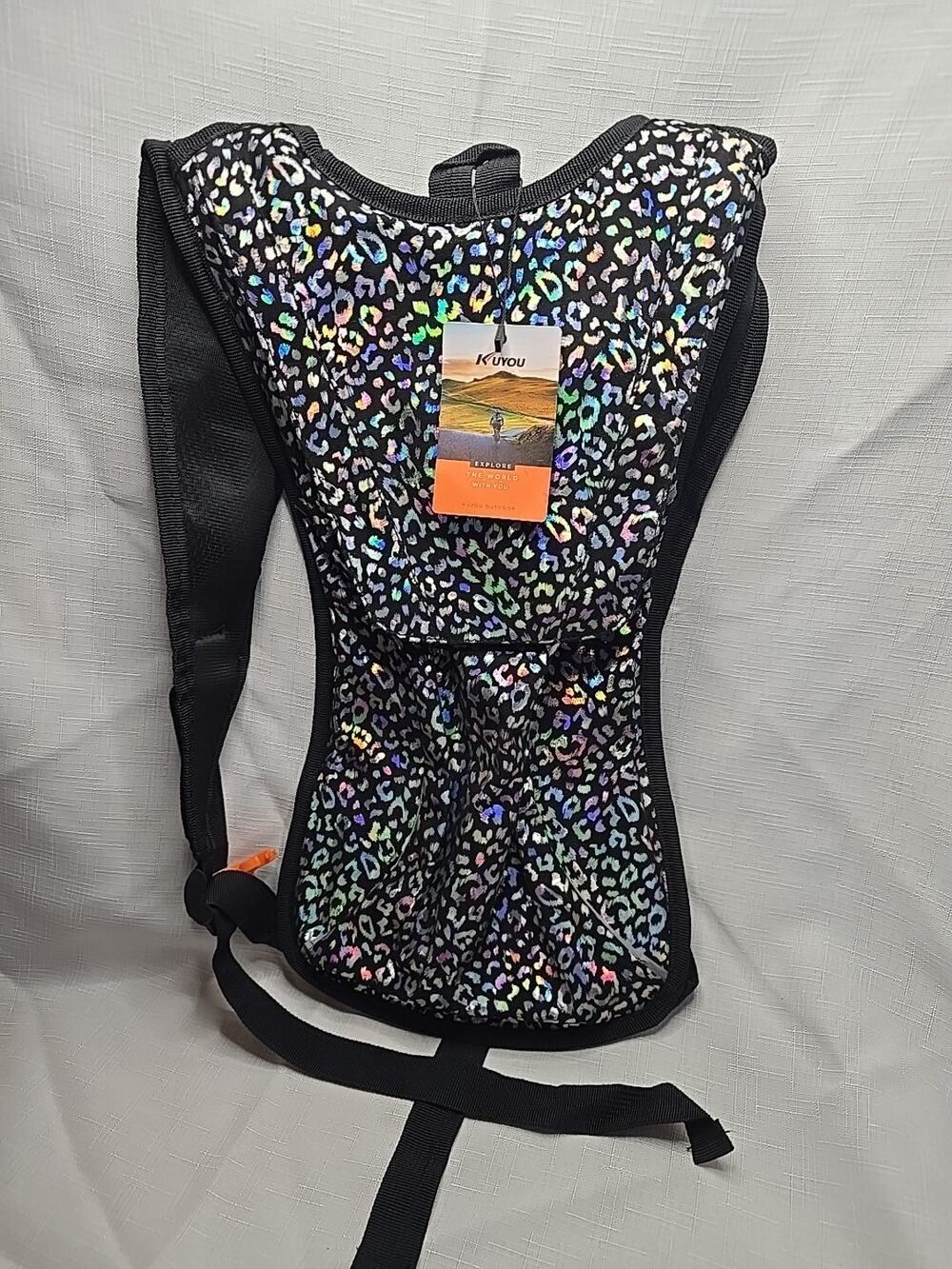 NWT Hydration Backpack High Vis Hydro Bag Only Airflow Safety Reflective Hike